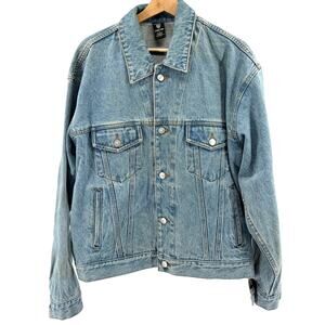 Vintage 90s Warner Bros Looney Tunes Blue Denim Trucker Jacket